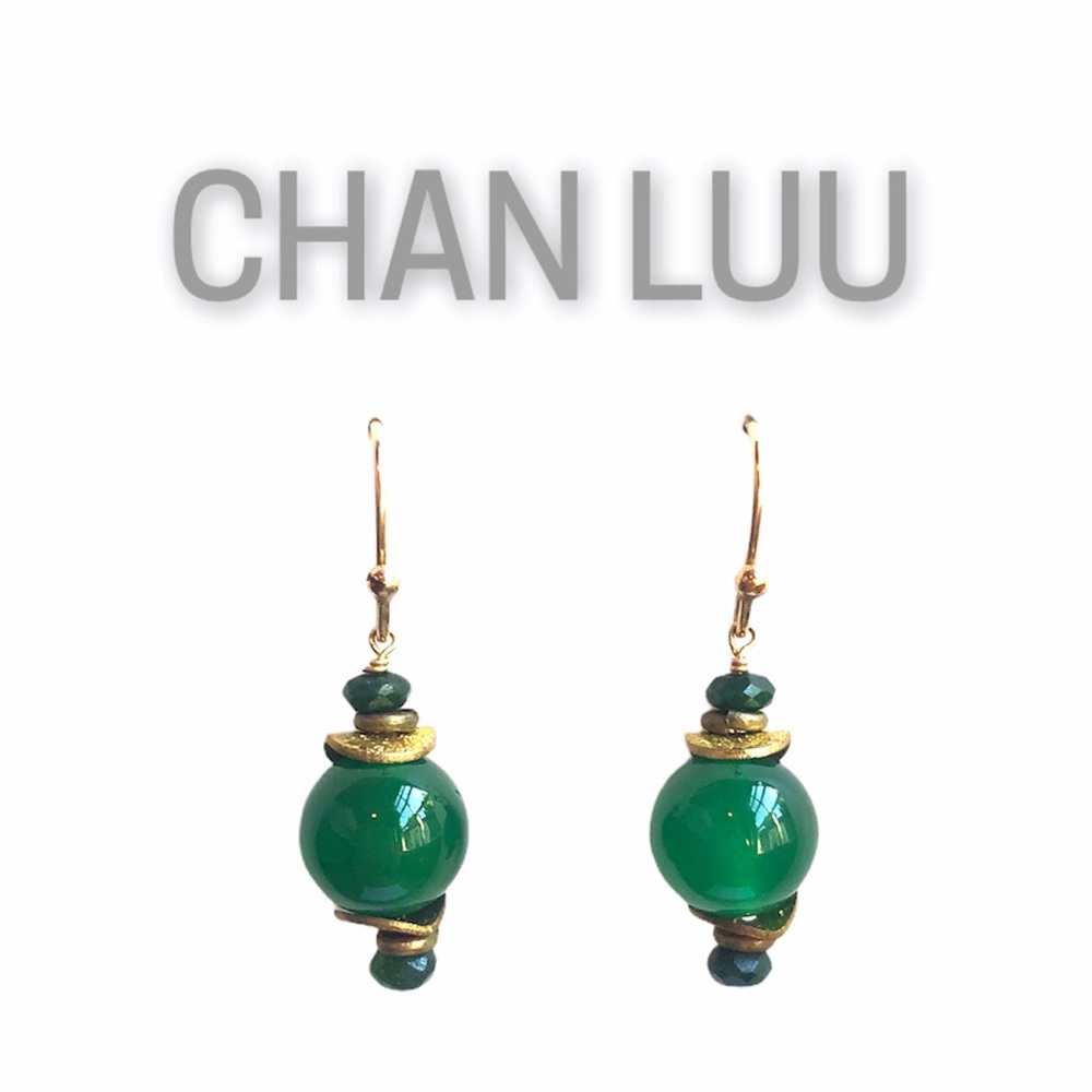 CHAN LUU Small Drop Earrings